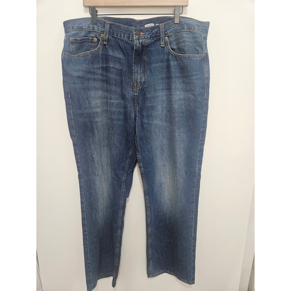 Old Navy Loose Fit Jeans Mens 40x32 Medium Wash Blue Denim 100% Cotton